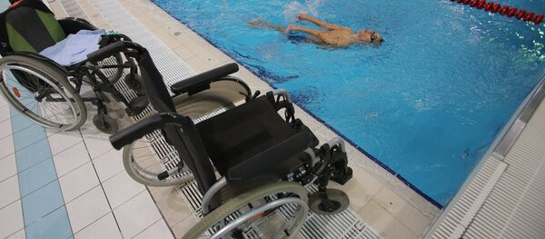 Тренировка паралимпийской сборной по плаванию Тренировка паралимпийской сборной по плаванию - Sputnik Армения