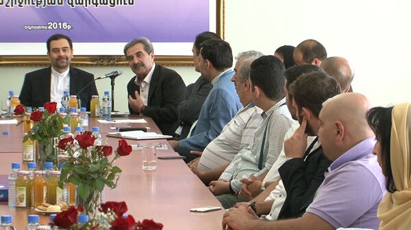 Обсуждение в посольстве Ирана в Армении Обсуждение в посольстве Ирана в Армении - Sputnik Армения