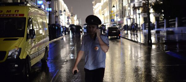 захват банка в центре Москвы - Sputnik Армения