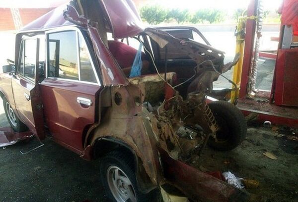 Взрыв в газозаправке Взрыв в газозаправке - Sputnik Армения