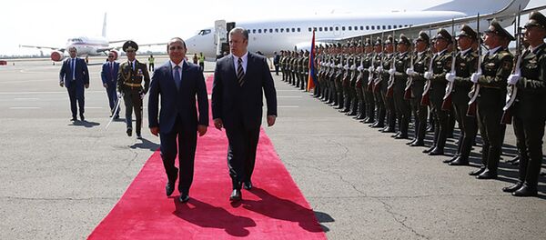 С официальным визитом в Армению прибудет Премьер-министр Грузии Гиорги Квирикашвили С официальным визитом в Армению прибудет Премьер-министр Грузии Гиорги Квирикашвили - Sputnik Արմենիա