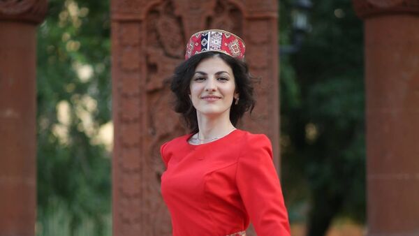 Мисс армянская красавица Астрахани Элина Григорьянц - Sputnik Армения