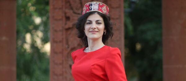 Мисс армянская красавица Астрахани Элина Григорьянц - Sputnik Армения