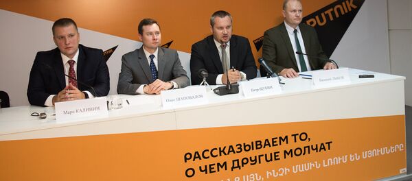 Пресс-конференция к выборам в Государственную Думу России состоялась в пресс-центре Sputnik Армения Пресс-конференция к выборам в Государственную Думу России состоялась в пресс-центре Sputnik Армения - Sputnik Армения