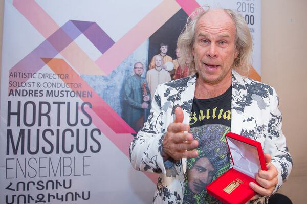 Ансамбль Хортус Музикус. Солист Андрес Мустонен Ансамбль Хортус Музикус. Солист Андрес Мустонен - Sputnik Армения