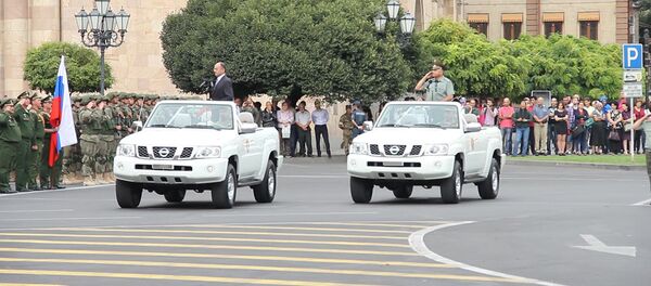 ՀՀ անկախության 25-ամյակին նվիրված շքերթի փորձնական երթը ՀՀ անկախության 25-ամյակին նվիրված շքերթի փորձնական երթը - Sputnik Արմենիա