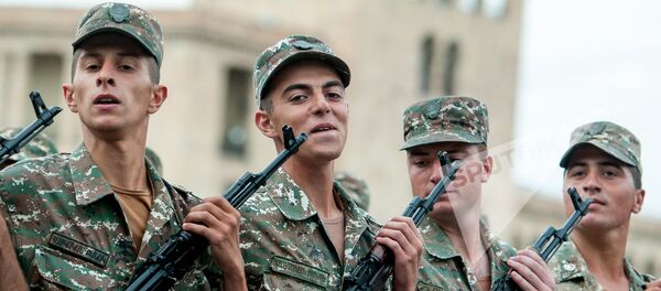 Репетиция парада к 25-й годовщине независимости Армении - Sputnik Армения