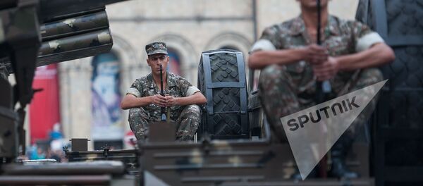 Репетиция парада к 25-й годовщине независимости Армении Репетиция парада к 25-й годовщине независимости Армении - Sputnik Արմենիա