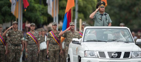 Репетиция парада к 25-й годовщине независимости Армении Репетиция парада к 25-й годовщине независимости Армении - Sputnik Արմենիա