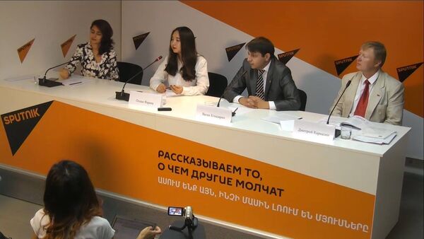 Конференция, посвященная открытию Первого Евразийского Гражданского Форума Молодежь за общее будущее прошла в пресс-центре Sputnik Армения - Sputnik Армения