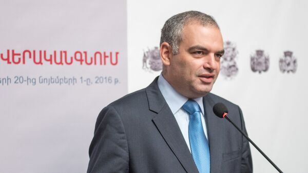 Открытие временной экспозиции От геноцида к независимой государственности. Айк Демоян - Sputnik Армения