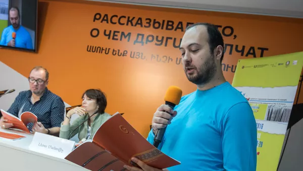 Пресс-коференция участников фестиваля Литературный ковчег - Sputnik Армения