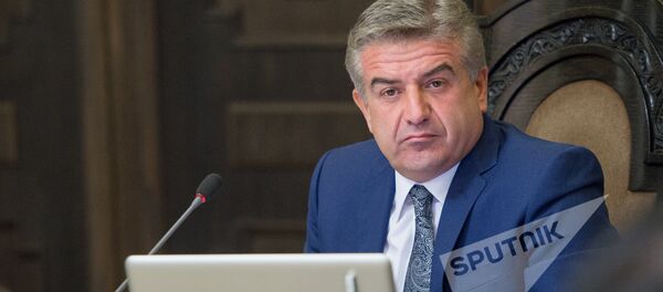 Заседание правительства. Карен Карапетян - Sputnik Армения