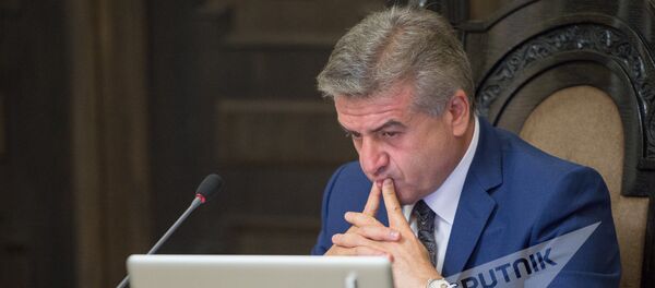 Заседание правительства. Карен Карапетян Заседание правительства. Карен Карапетян - Sputnik Արմենիա
