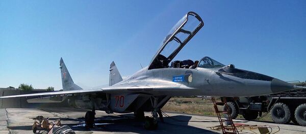 Российский самолет МИГ-29 в авиабазе Эребуни - Sputnik Արմենիա