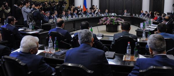 Заседание Правительства Армении Заседание Правительства Армении - Sputnik Արմենիա