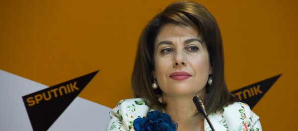 Пресс-конференция, посвященная неизвестной кантате Хачатуряна. Армине Григорян Пресс-конференция, посвященная неизвестной кантате Хачатуряна. Армине Григорян - Sputnik Армения