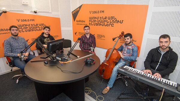Группа Гохт в гостях у радио Sputnik Армения - Sputnik Արմենիա