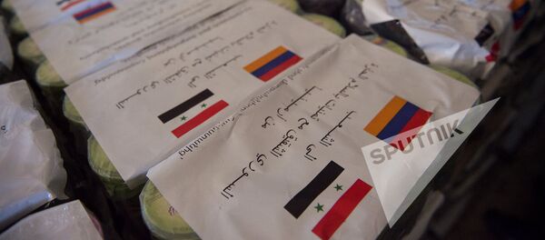 Армения отправляет гуманитарную помошь в Сирию Армения отправляет гуманитарную помошь в Сирию - Sputnik Արմենիա