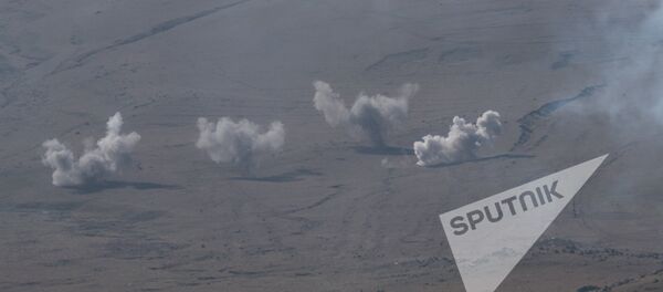 Совместные батальонные тактические учения военнослужащих российской военной базы ЮВО и военнослужащих ВС МО РА Совместные батальонные тактические учения военнослужащих российской военной базы ЮВО и военнослужащих ВС МО РА - Sputnik Արմենիա