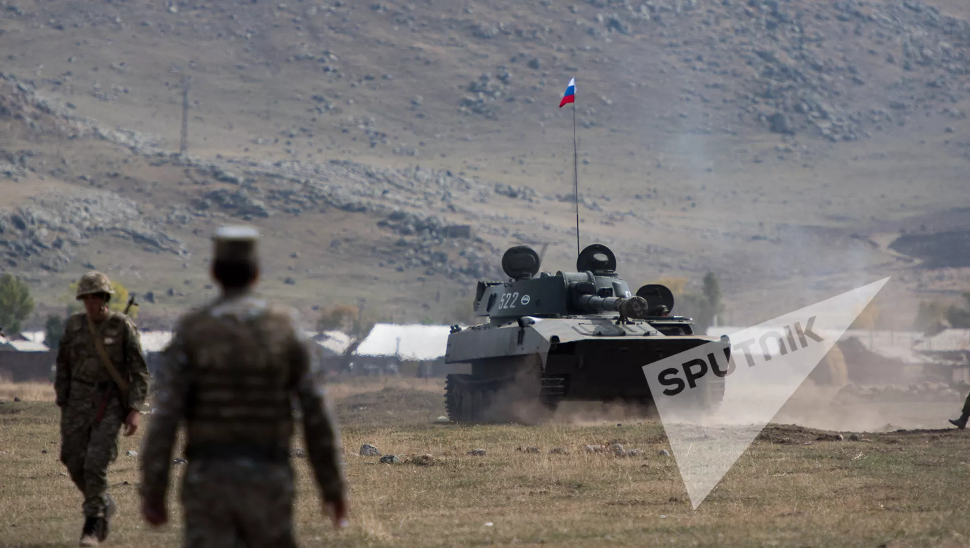Совместные батальонные тактические учения военнослужащих российской военной базы ЮВО и военнослужащих ВС МО РА Совместные батальонные тактические учения военнослужащих российской военной базы ЮВО и военнослужащих ВС МО РА - Sputnik Армения, 1920, 21.08.2021