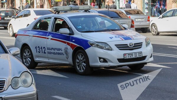 Машина Дорожной полиции Армении - Sputnik Армения