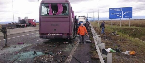 Пострадавшие в ДТП на трассе Владикавказ-Беслан - Sputnik Армения