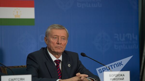 Николай Бордюжа на пресс-конференции по итогам заседания Совета коллективной безопасности ОДКБ стартовала в Ереване - Sputnik Արմենիա