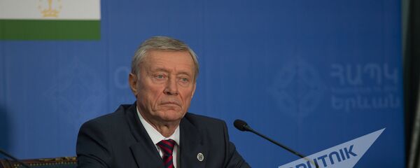 Николай Бордюжа на пресс-конференции по итогам заседания Совета коллективной безопасности ОДКБ стартовала в Ереване - Sputnik Армения