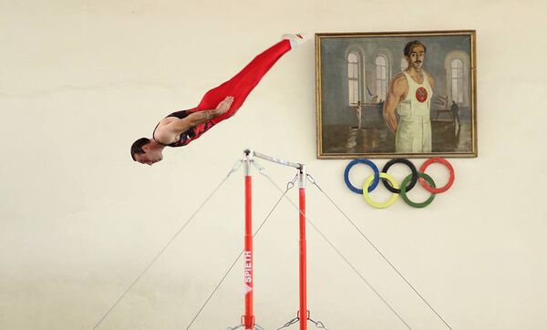 Пятикратный армянский рекордсмен Давид Фаградян - Sputnik Армения