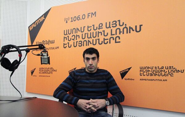Ваагн Давтян в гостях у радио Sputnik Армения - Sputnik Армения