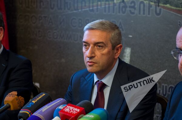 Ваан Мартиросян. Пресс-конференция в Министерстве транспорта и связи Ваан Мартиросян. Пресс-конференция в Министерстве транспорта и связи - Sputnik Армения