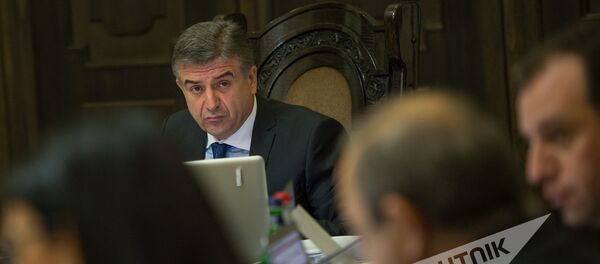 Карен Карапетян. Заседание Правительства РА Карен Карапетян. Заседание Правительства РА - Sputnik Արմենիա