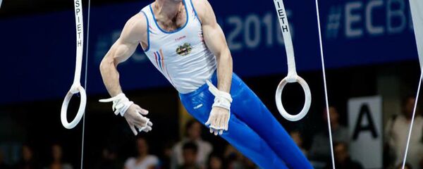 Гимнаст Ваагн Давтян во время выступления Гимнаст Ваагн Давтян во время выступления - Sputnik Արմենիա