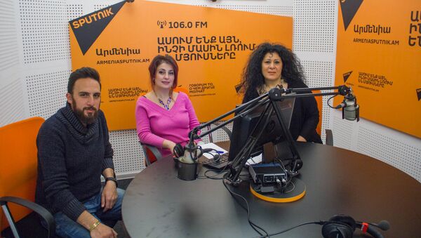 Рена Де и Ваге Тилбян в гостях у радио Sputnik Армения - Sputnik Արմենիա