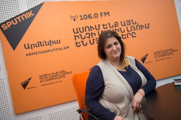 Марина Адулян в гостях у радио Sputnik Армения  - Sputnik Армения