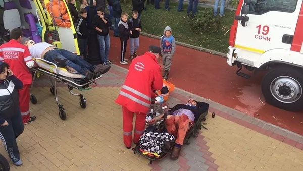 Фото с места крушения вертолета в Сочи - Sputnik Армения