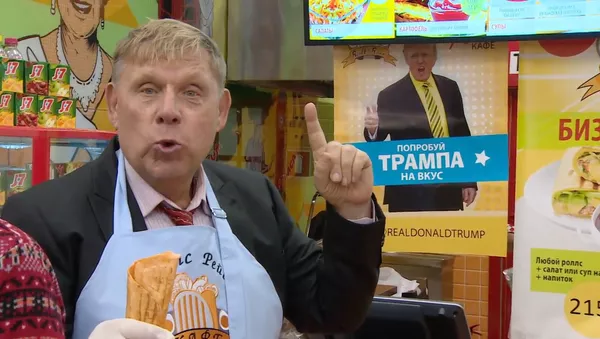 СПУТНИК_Трамп-ролл и Хиллари-ролл: в московском кафе появилось предвыборное меню - Sputnik Армения