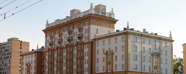 Здание американского посольства в Москве Здание американского посольства в Москве - Sputnik Армения