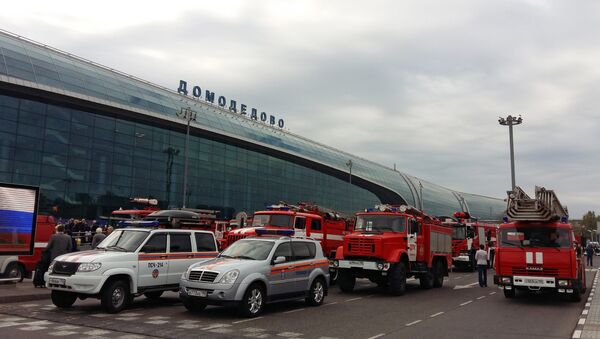 Задымление в аэропорту Домодедово - Sputnik Արմենիա