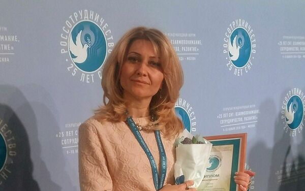 Шеф-редактор Sputnik Армения Алина Ордян награждена за вклад в гуманитарное сотрудничество - Sputnik Армения