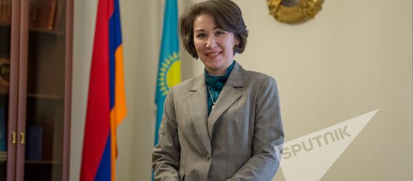 Супруга посла Казахстана в Армении Асель Уразаева Супруга посла Казахстана в Армении Асель Уразаева - Sputnik Армения