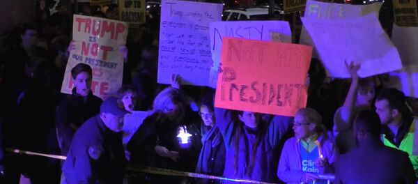 СПУТНИК_Не мой президент - акции против победы Трампа на выборах прошли в США - Sputnik Армения
