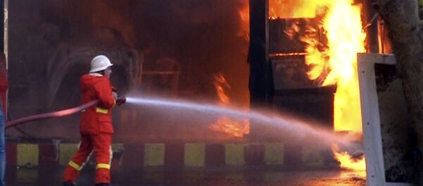 Հերացի փողոցում գտնվող բենզալցակայանում պայթյուն է տեղի ունեցել՝ հրդեհի բռնկմամաբ Հերացի փողոցում գտնվող բենզալցակայանում պայթյուն է տեղի ունեցել՝ հրդեհի բռնկմամաբ - Sputnik Արմենիա