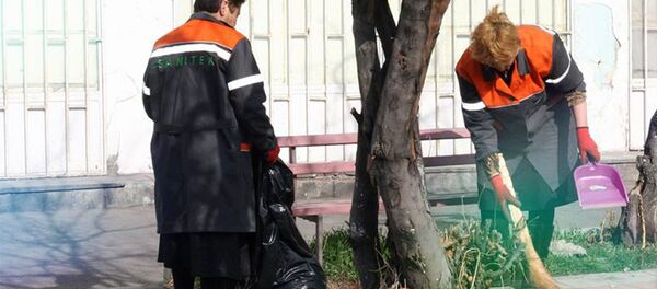 Работники компании Санитек Работники компании Санитек - Sputnik Արմենիա