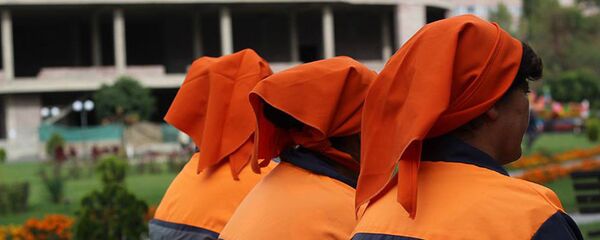 Работники компании Санитек - Sputnik Армения