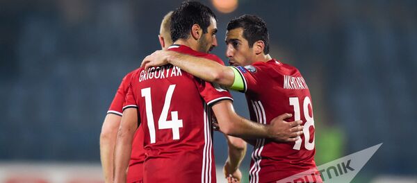 Футбольный матч Армения - Черногория. Генрих Мхитарян Футбольный матч Армения - Черногория. Генрих Мхитарян - Sputnik Արմենիա