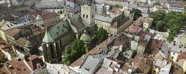 Вид на старинные кварталы города Львова - Sputnik Армения