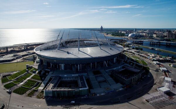 Строительство стадиона Зенит-Арена в Санкт-Петербурге - Sputnik Армения
