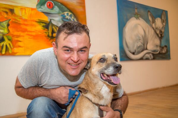 Выставка картин Анжелики Морозовой под названием Здесь был Дарвин Выставка картин Анжелики Морозовой под названием Здесь был Дарвин - Sputnik Армения